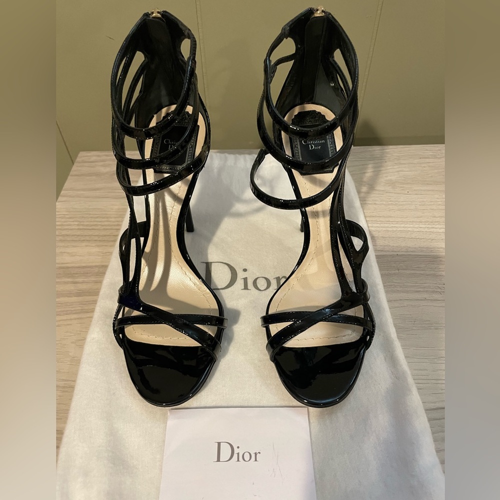Dior Black Sandal Heels